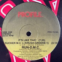 RUN DMC : ITS LIKE THAT  / SUCKER MC'S