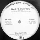 CHAS JANKEL : GLAD TO KNOW YOU