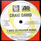 CRAIG DAVID : 7 DAYS  (DJ PREMIER REMIX)