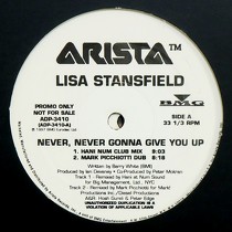 LISA STANSFIELD : NEVER, NEVER GONNA GIVE YOU UP