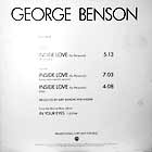 GEORGE BENSON : INSIDE LOVE (SO PERSONAL)