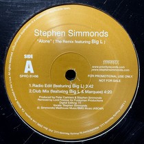 STEPHEN SIMMONDS  ft. BIG L : ALONE  (THE REMIX)