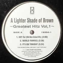 LIGHTER SHADE OF BROWN : GREATEST HITZ  VOL.1