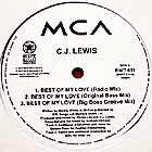 CJ LEWIS : BEST OF MY LOVE/SWEETS FOR MY