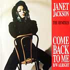 JANET JACKSON : COME BACK TO ME  (THE REMIXES)