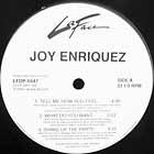 JOY ENRIQUEZ : TELL ME HOW YOU FEEL  (EP)