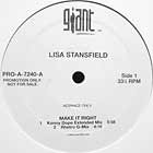 LISA STANSFIELD : MAKE IT RIGHT