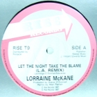 LORRAINE McKANE : LET THE NIGHT TAKE THE BLAME  (L.A. R...