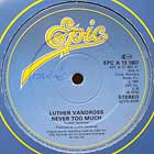 LUTHER VANDROSS : NEVER TOO MUCH