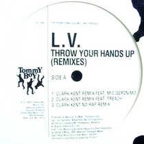 L.V. : THROW YOUR HANDS UP  (REMIXES)