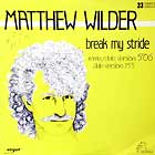 MATTHEW WILDER : BREAK MY STRIDE