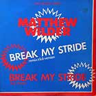 MATTHEW WILDER : BREAK MY STRIDE