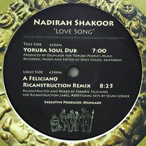 NADIRAH SHAKOOR : LOVE SONG