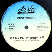 PROFESSOR S : ITS MY PARTY THING