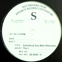 RAY J : EVERYTHING YOU WANT  (REMIXES)