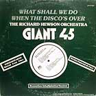 RICHARD HEWSON ORCHESTRA : WHAT SHALL WE DO WHEN THE DISCO'S OVER