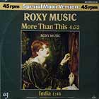 ROXY MUSIC : MORE THAN THIS