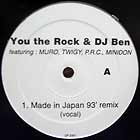 YOU THE ROCK & DJ BEN  ft. MURO, TWIGY, RP.R.C., MINIDON : MADE IN JAPAN 93' REMIX  / OVER THE BORDER (INSTRUMENTAL)